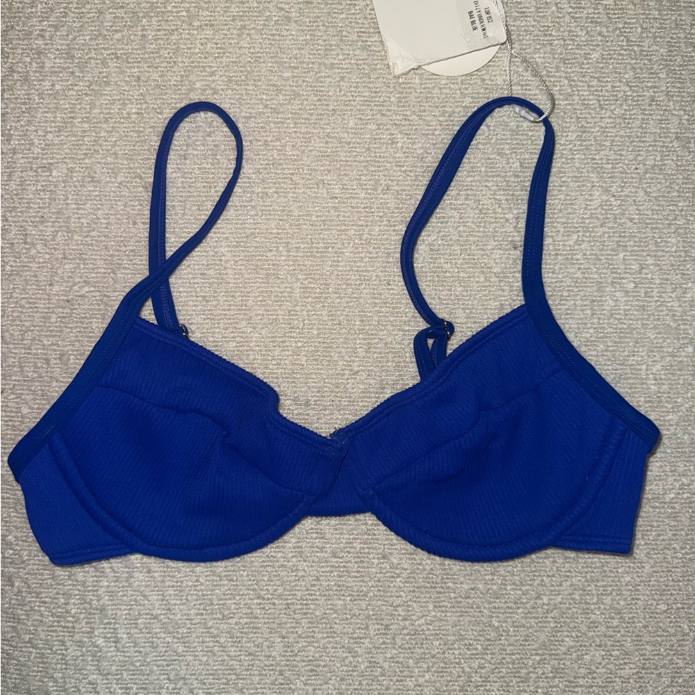 Lulu's Vibrant Blue Bikini Top